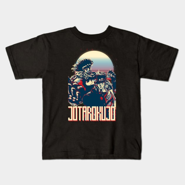 kujo jotaro Kids T-Shirt by Retrostyle